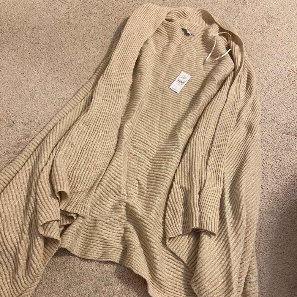 LOFT sweater vest duster